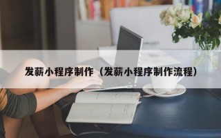 新疆发薪小程序制作（发薪小程序制作流程）